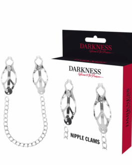 DARKNESS – PINZA PER CAPEZZOLI IN METALLO CON CATENA