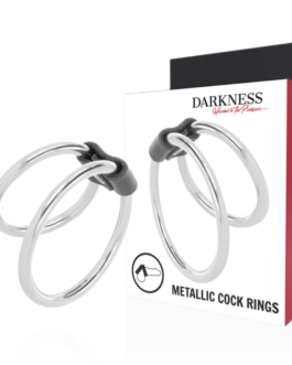 DARKNESS – ANELLO PER PENE DOPPIO IN METALLO