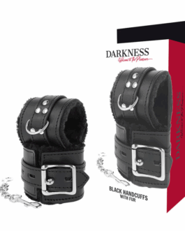 DARKNESS – MANETTE BDSM RIVESTITE NERE
