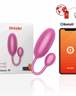 ONINDER – TOKYO HUEVO VIBRADOR ROSA 7.5 X 3.2 CM – APP GRATUITA