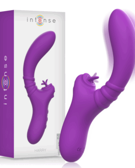 INTENSE – VIBRATORE FLESSIBILE HARRY CON LINGUA VIOLA