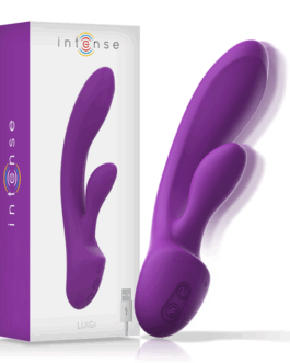 INTENSE – VIBRATORE LUIGI RABBIT SILICONE LIQUIDO VIOLA