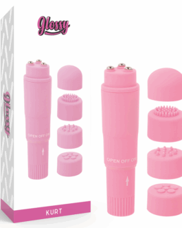 GLOSSY – MASSAGGIATORE POCKET KURT ROSA