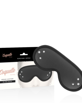 COQUETTE CHIC DESIRE – MASCHERA FANTASIA VEGANA IN PELLE CON FODERA IN NEOPRENE
