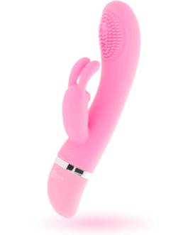 INTENSE – VIBRATORE OSCILLANTE SUSY IN SILICONE ROSA CONIGLIO