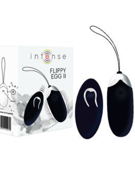 INTENSE – UOVO VIBRANTE FLIPPY II CON TELECOMANDO NERO