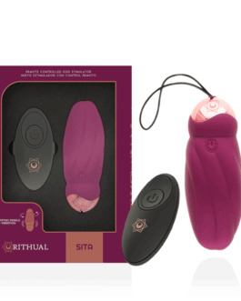 RITHUAL – SITA EGG TELECOMANDO ROTAZIONE PERLINE + VIBRAZIONE