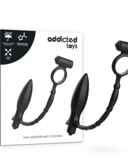 ADDICTED TOYS – PLUG ANALE CON ANELLO VIBRANTE