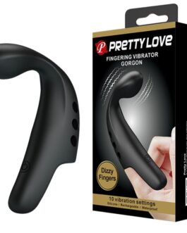 PRETTY LOVE – DITALE VIBRATORE GORGON NERO