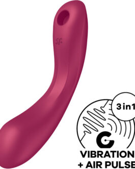 SATISFYER – CURVE TRINITY 1 AIR PULSE VIBRATION GRIS