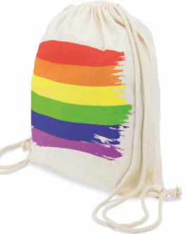 PRIDE - ZAINO CON BANDIERA LGBT IN COTONE