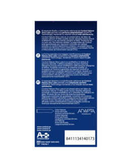 CONTROL – ADAPTA NATURE EXTRALUBE CONDOMS 12 UNITS