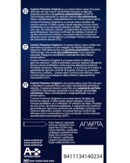 CONTROL – FINISSIMO ORIGINALE 6 UNITÀ