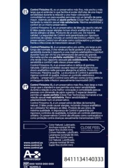 CONTROL – PRESERVATIVI FINISSIMO XL 12 UNITÀ