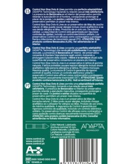 CONTROL – NONSTOP DOTS AND LINES CONDOMS 12 UNITS