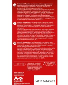 CONTROL – EFFETTO RISCALDANTE HOT PASSION 10 UNITÀ