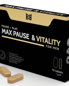 BLACK BULL – MAX PAUSE  VITALITY RETARDANT PER UOMINI 10 CAPSULE