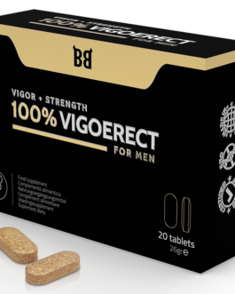 BLACK BULL – 100% VIGOERECT VIGORE + FORZA PER UOMINI 20 COMPRESSE
