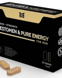 BLACK BULL – TESTOMEN E POTENZIATORE DI ENERGIA PURA PER UOMINI 20 CAPSULE