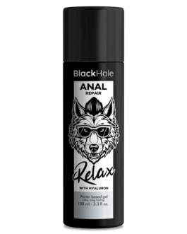 BLACK HOLE – RIPARATORE ANALE A BASE D’ACQUA RELAX CON IALURONICO 100 ML