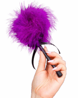 SECRETPLAY – SPOLVERINO MARABOU ROSA VIOLA
