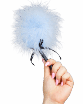 SECRETPLAY – SPOLVERINO MARABOU AZZURRO