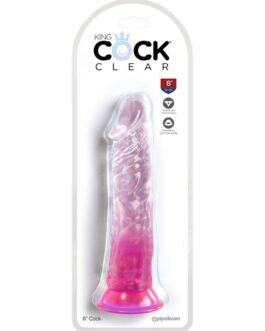 KING COCK – CLEAR PENE REALISTICO 19.7 CM ROSA