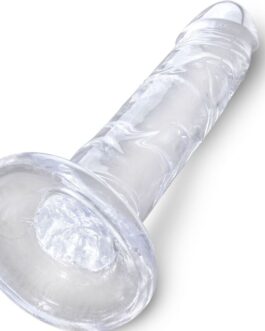 KING COCK – CLEAR PENE REALISTICO 15.5 CM TRASPARENTE