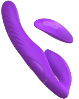 FANTASY FOR HER - VIBRATORE A DOPPIA PENETRAZIONE TELECOMANDO 9 LIVELLI VIOLA