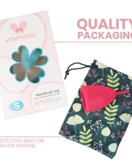 INTIMICHIC – COPPA MESTRUALE IN SILICONE GRADO MEDICO – TAGLIA S