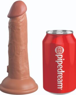 KING COCK - ELITE DILDO REALISTICO IN SILICONE 15.2 CM CARAMEL