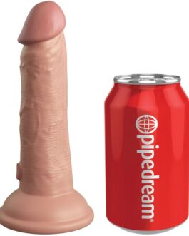 KING COCK - ELITE DILDO REALISTICO VIBRANTE E SILICONE 15.2 CM
