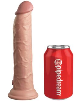 KING COCK - ELITE VIBRATORE DILDO REALISTICO E TELECOMANDO IN SILICONE 23 CM
