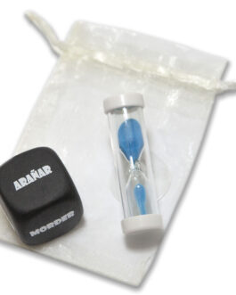 DIABLO PICANTE – CARNIERO CON DADI SADO 3 MM x 3 MM + CLESSIDRA