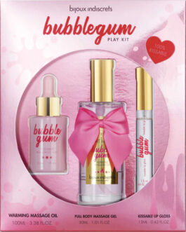 BIJOUX – INDISCRETS KIT BUBBLEGUM PLAY CON OLIO GEL E LUCIDA LABBRA