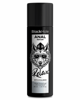 BLACK HOLE – RIPARATORE ANALE A BASE D’ACQUA RELAX CON IALURONICO 30 ML
