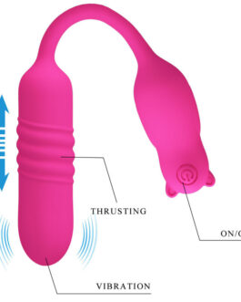 PRETTY LOVE – NOBIKUMA PROIETTORE VIBRANTE IN SILICONE ROSA