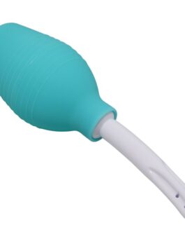 MR PLAY - DOCCIA ANALE IN GOMMA BLU PERA