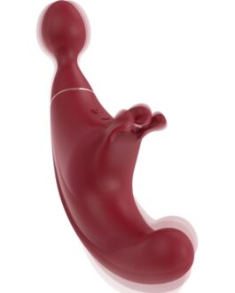 ADRIEN LASTIC – FUSION STIMOLATORE TRIPLO CLITORIDE E PUNTO G ROSSO