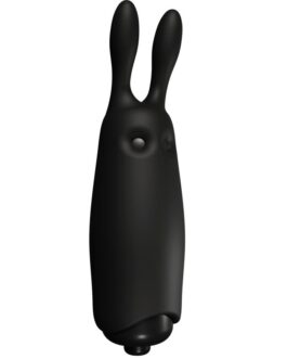 ADRIEN LASTIC – VIBRATORE CONIGLIO NERO TASCABILE IN LASTIC