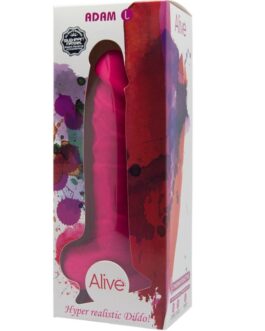 ALIVE – ADAM L PENE REALISTICO FUCSIA 19 CM