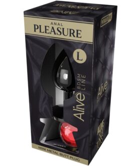 ALIVE – PIACERE ANALE MINI PLUG METAL ROSSO TAGLIA L