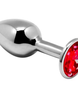 ALIVE – PIACERE ANALE MINI PLUG METAL ROSSO TAGLIA M