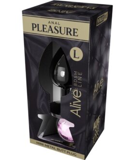 ALIVE – PIACERE ANALE MINI PLUG METAL ROSA TAGLIA L