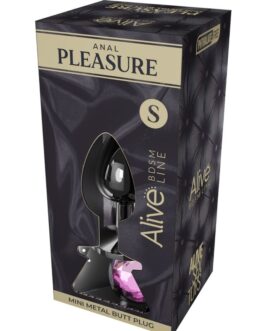 ALIVE – PIACERE ANALE MINI PLUG METAL ROSA TAGLIA S
