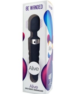 ALIVE – BE WANDED VIBRATORE MASSAGGIATORE NERO