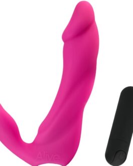 ALIVE – DILDO VIBRATORE BIFUN PRO ROSA 14,9 CM