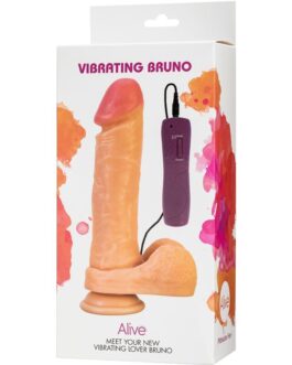 ALIVE – VIBRATORE PENE REALISTICO BRUNO 22 CM