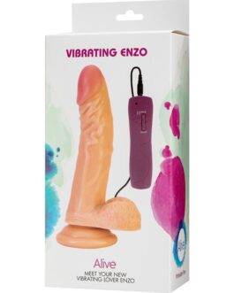 ALIVE – VIBRATORE PENE REALISTICO ENZO 21 CM