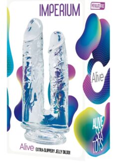 ALIVE – PENE IMPERIUM DOPPIO REALISTICO TRASPARENTE 12/14 CM